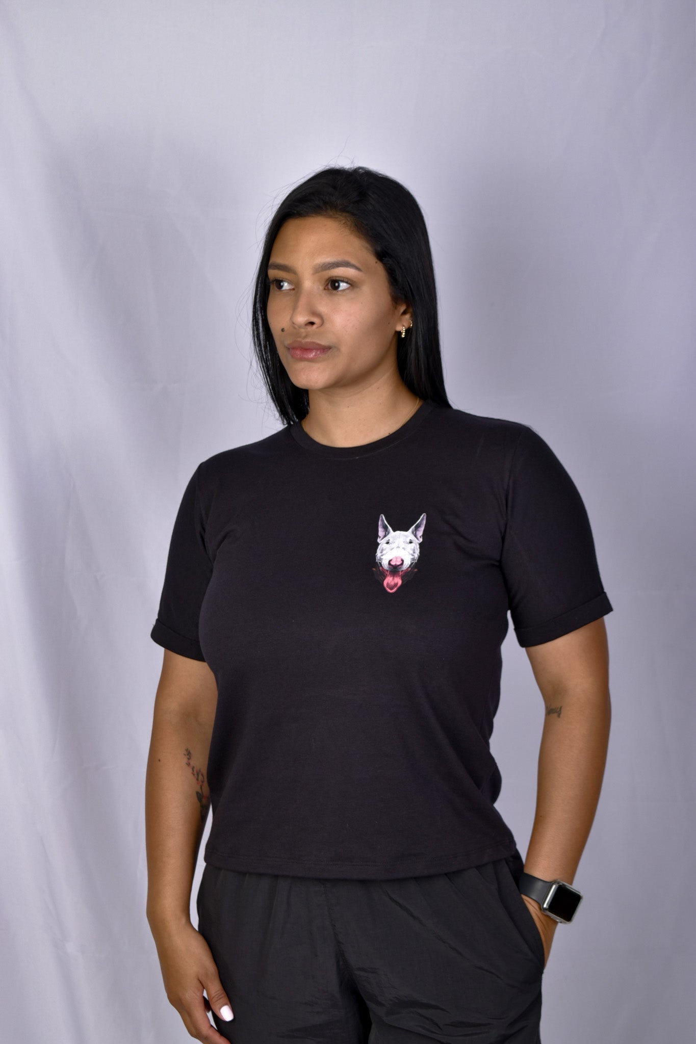 Blusa Negra Bull Terrier
